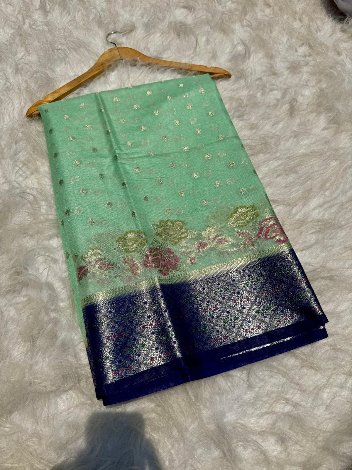 Banarasi Soft Katan Georgette Silk Saree - BSKGSG1