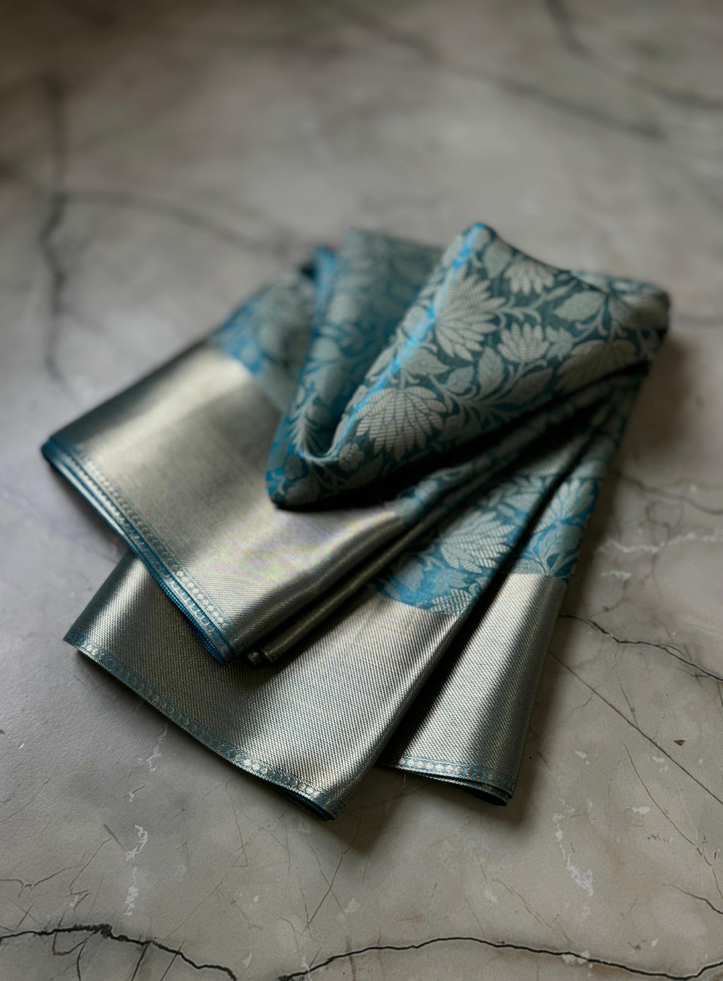 Banarasi Zari Tissue Silk Saree - BZTBB1