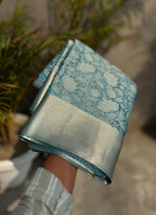 Banarasi Zari Tissue Silk Saree - BZTBB1