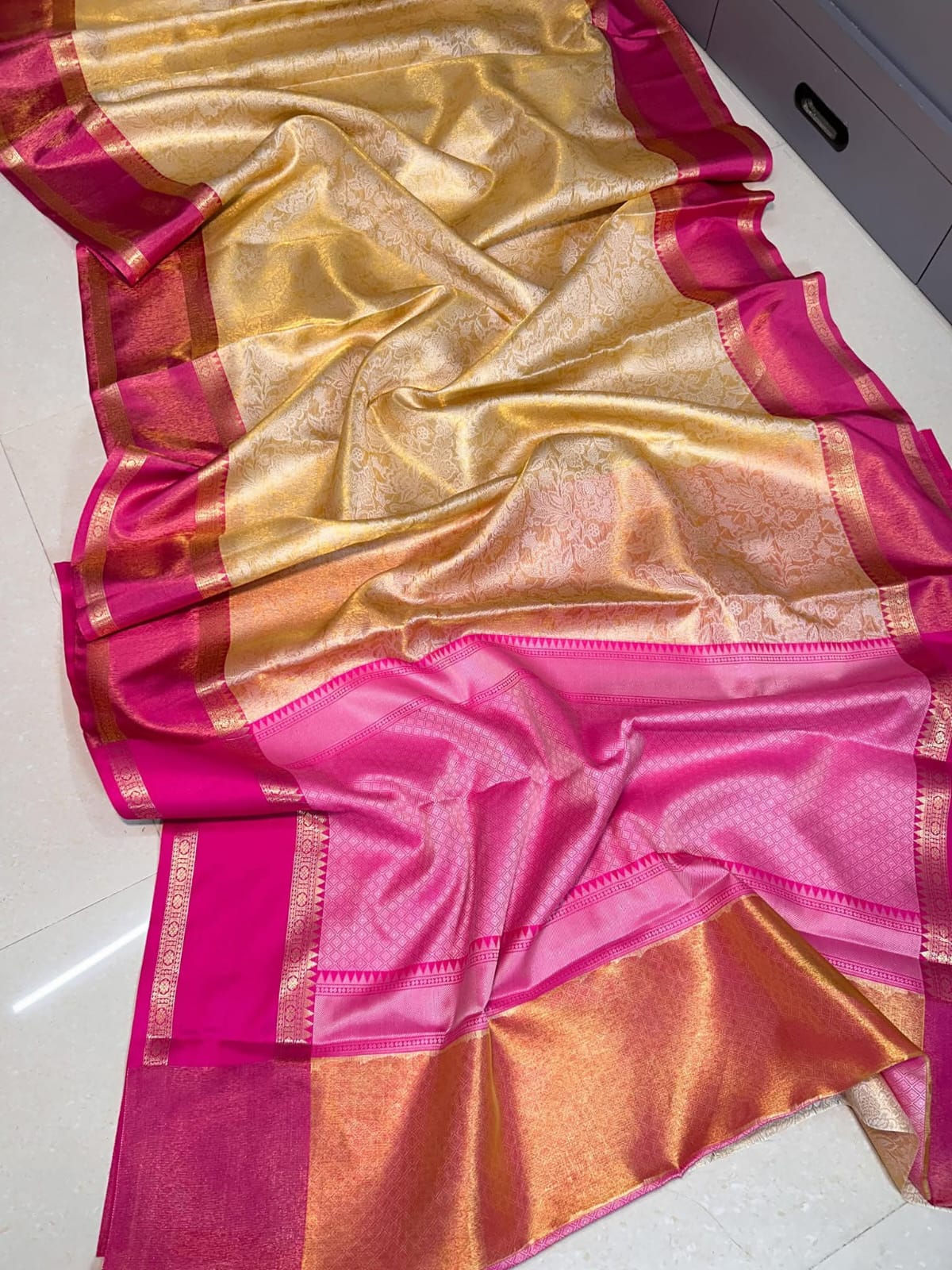 Banarasi Soft Tissue Silk Saree – BSTSPC1