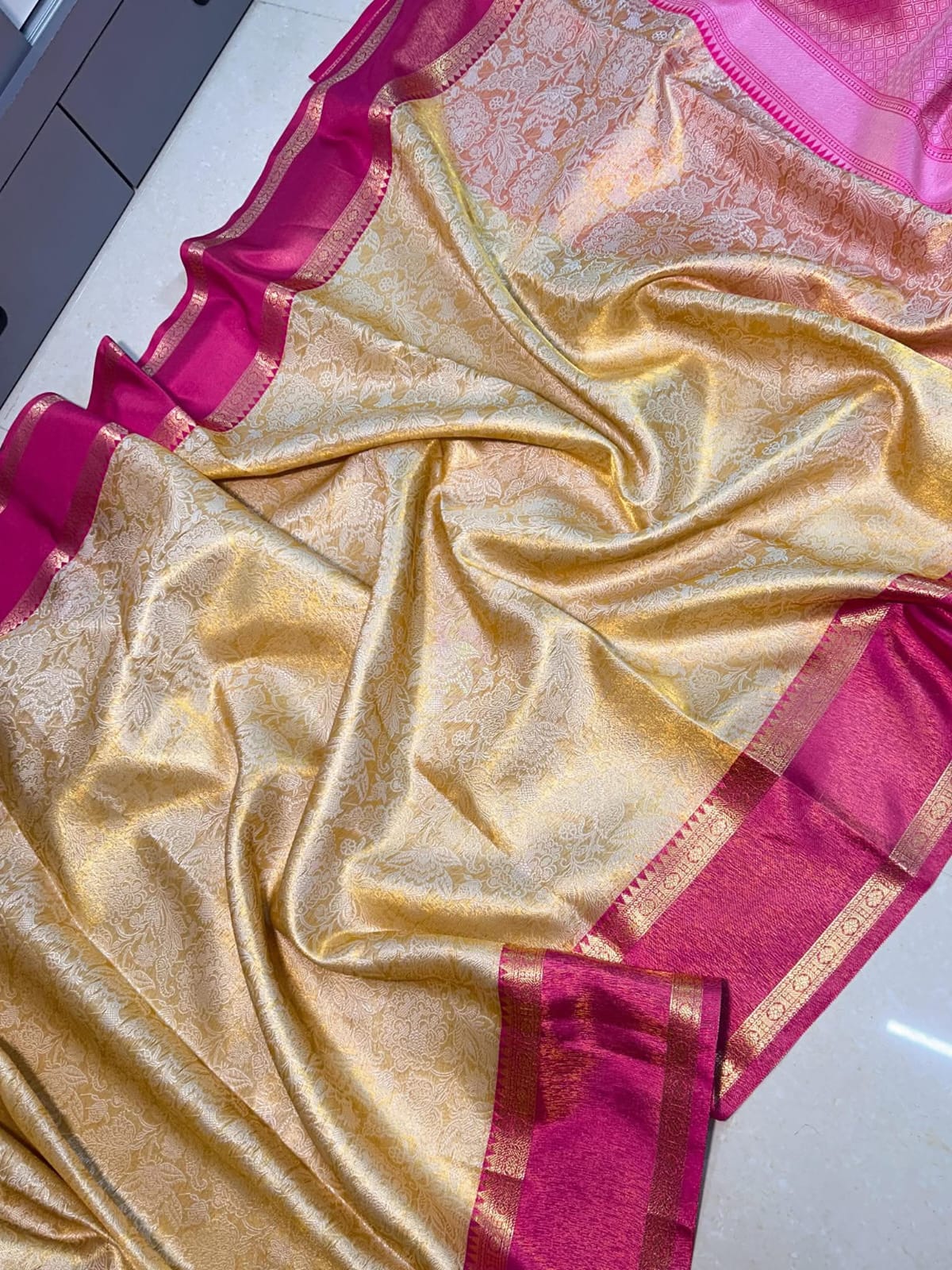 Banarasi Soft Tissue Silk Saree – BSTSPC1