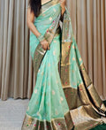 Banarasi Georgette Silk Saree - ABGS004