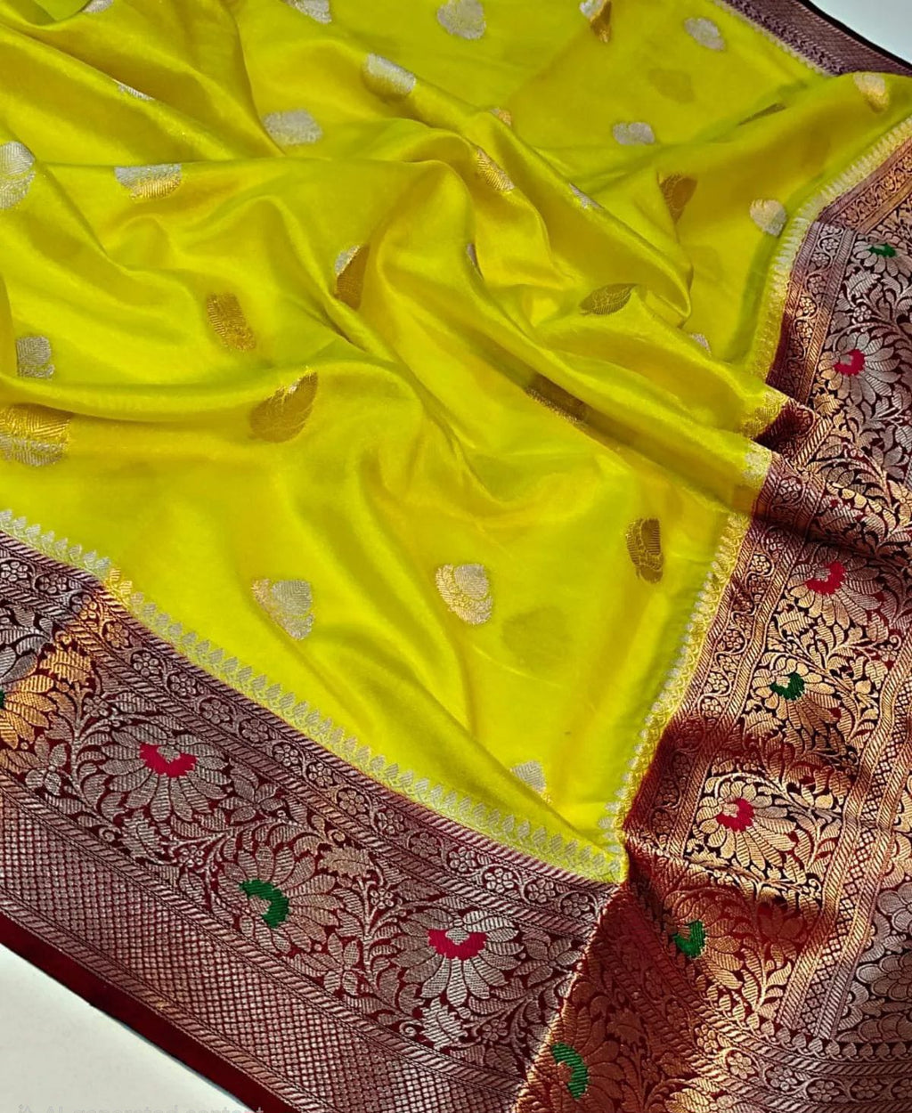 Banarasi Georgette Silk Saree - ABGS003