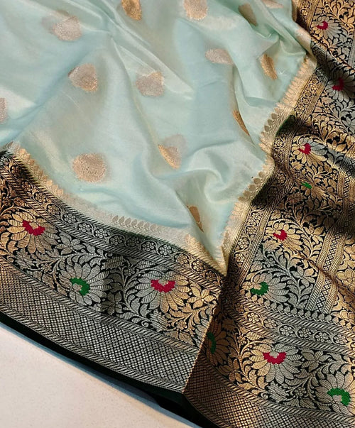 Banarasi Georgette Silk Saree - ABGS001