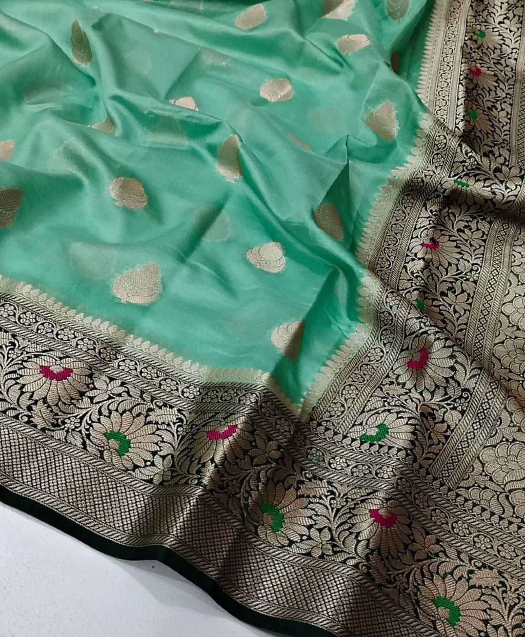 Banarasi Georgette Silk Saree - ABGS004