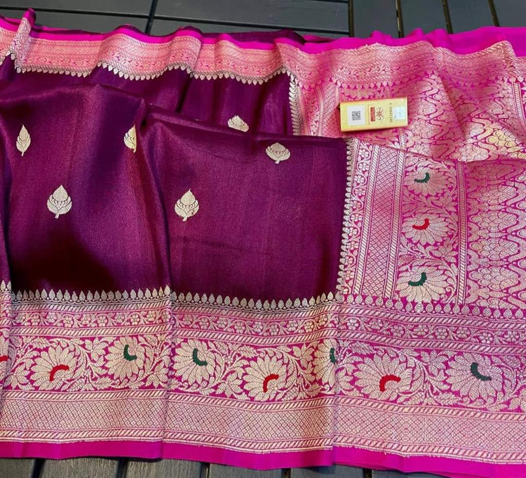 Banarasi Georgette Silk Saree - ABGS006