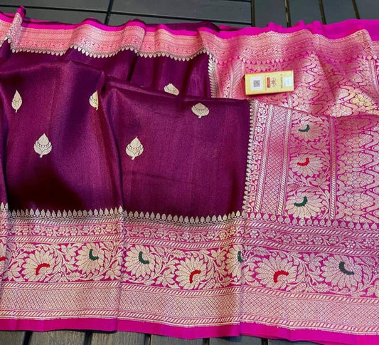 Banarasi Georgette Silk Saree - ABGS006
