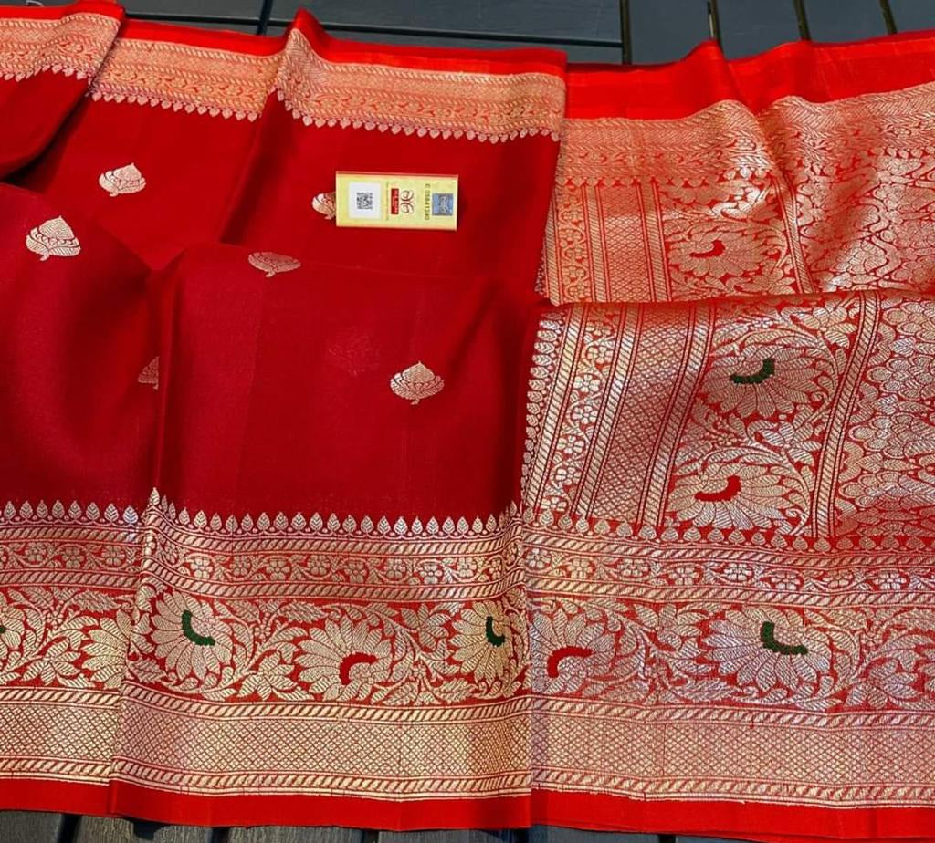 Banarasi Georgette Silk Saree - ABGS008