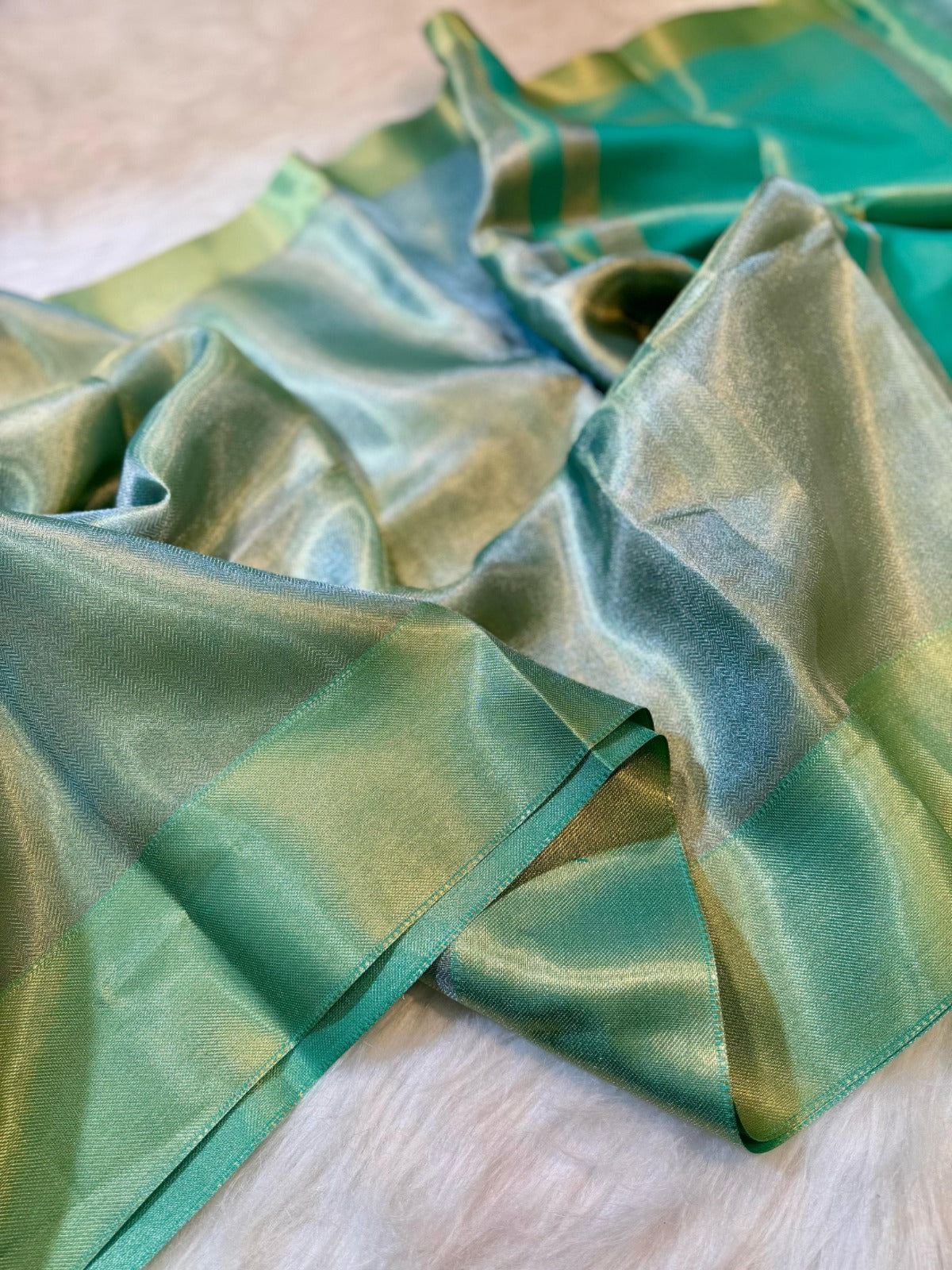 Banarasi Soft Tissue Silk Saree - BSTGB01