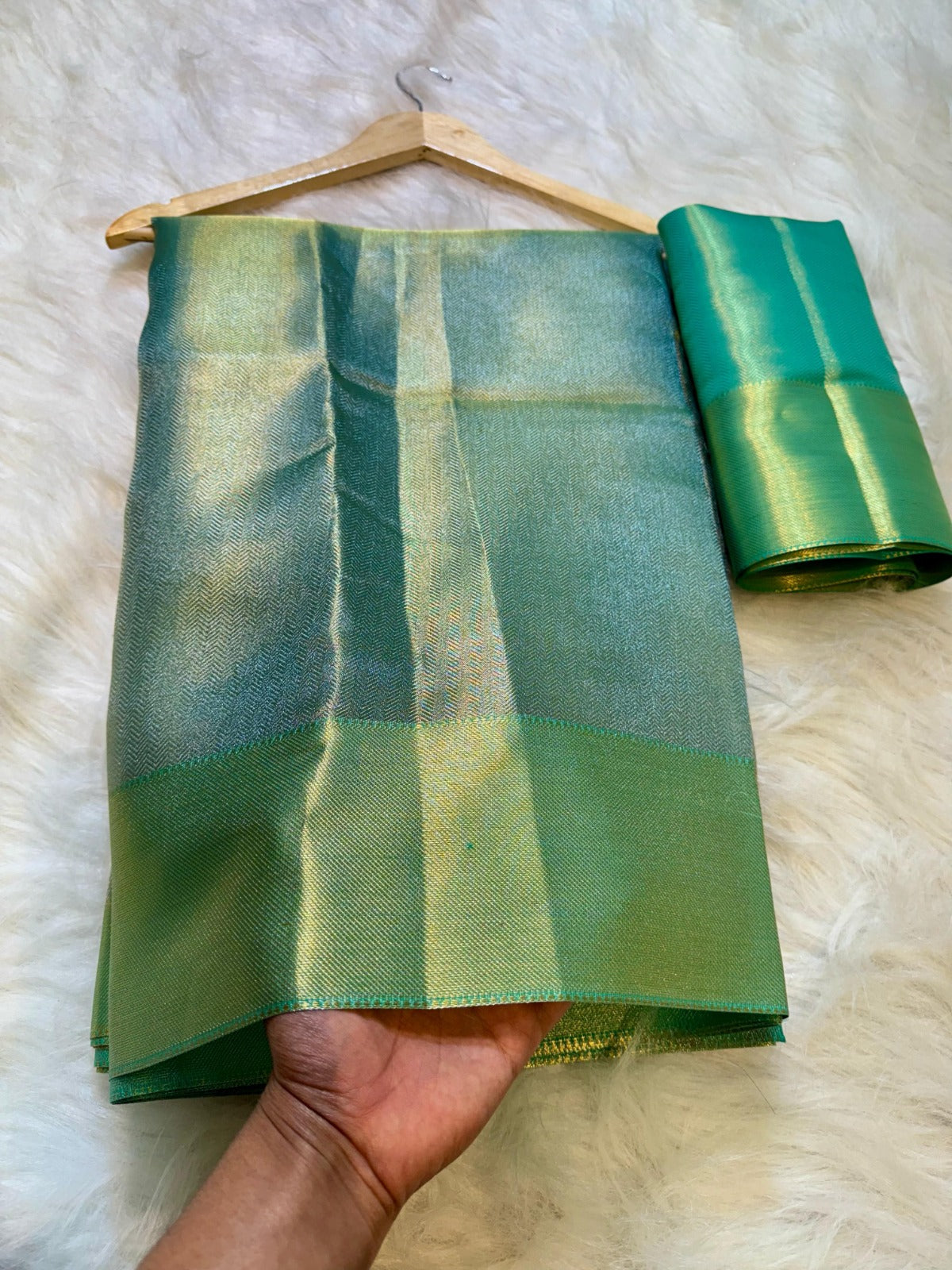 Banarasi Soft Tissue Silk Saree - BSTGB01