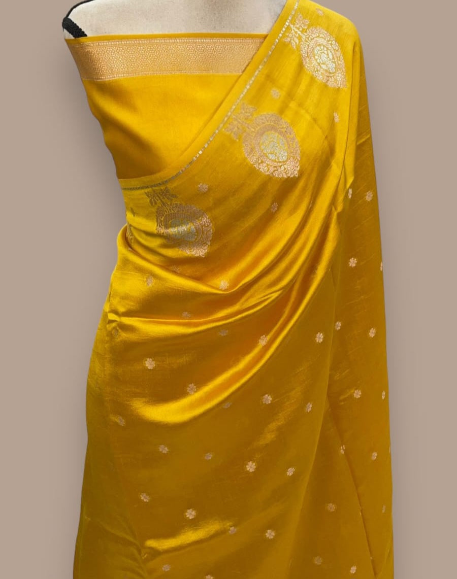 Banarasi Soft Katan Silk Handloom Saree - ABSKHC6