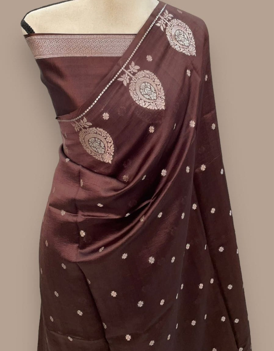 Banarasi Soft Katan Silk Handloom Saree - ABSKHC5