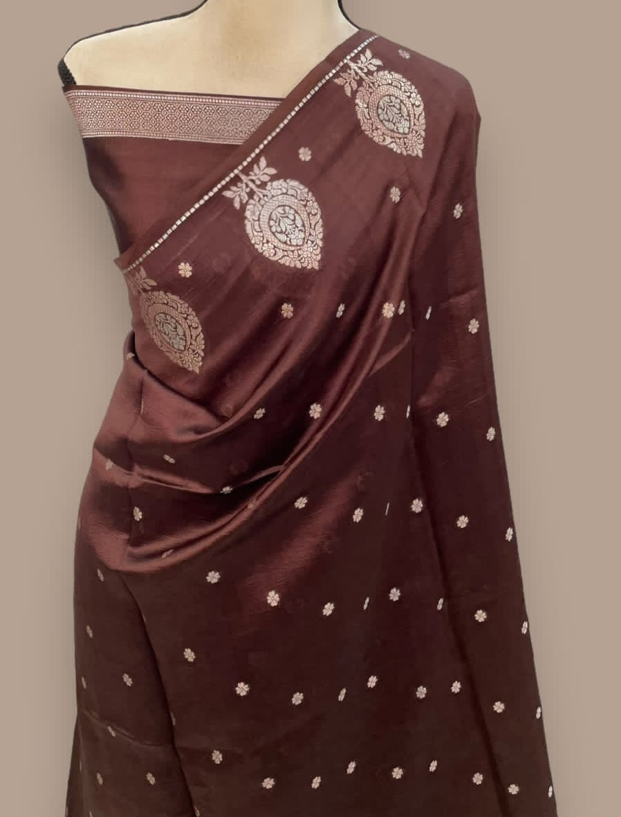 Banarasi Soft Katan Silk Handloom Saree - ABSKHC5