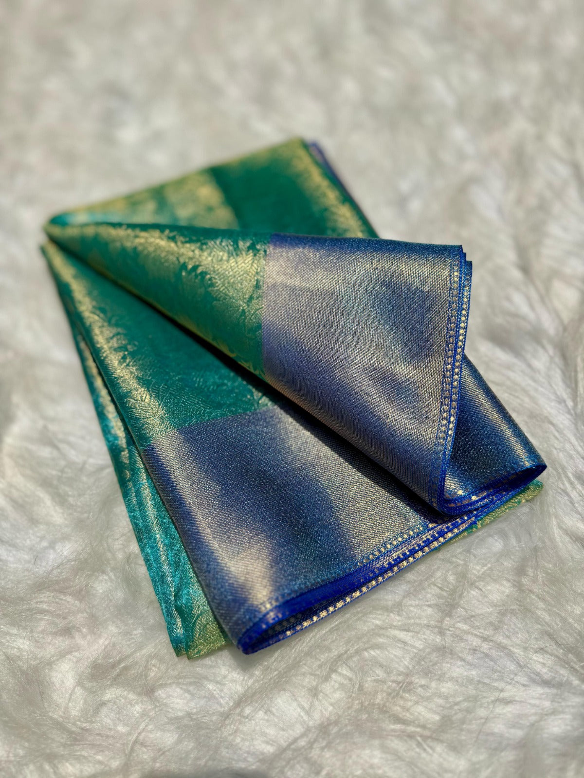 Banarasi Soft Tissue Silk Saree - BSTBG01