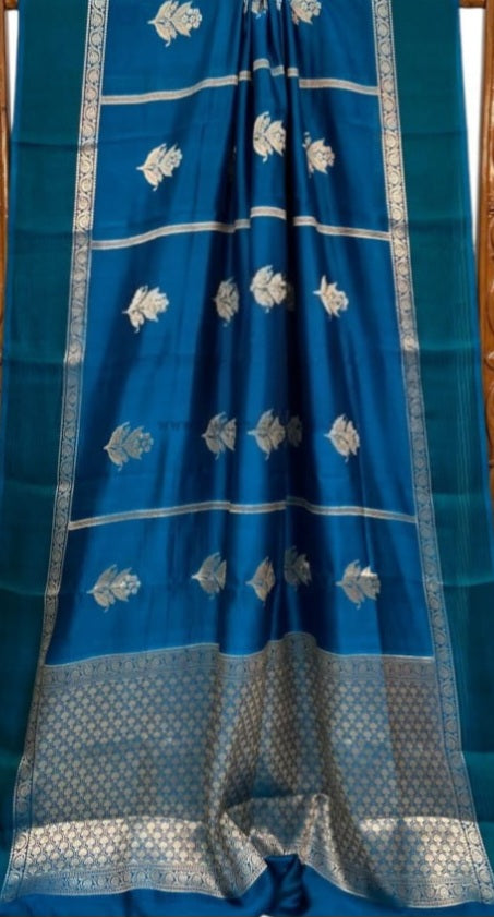 Banarasi Soft Katan Silk Handloom Saree - ABSKCW1