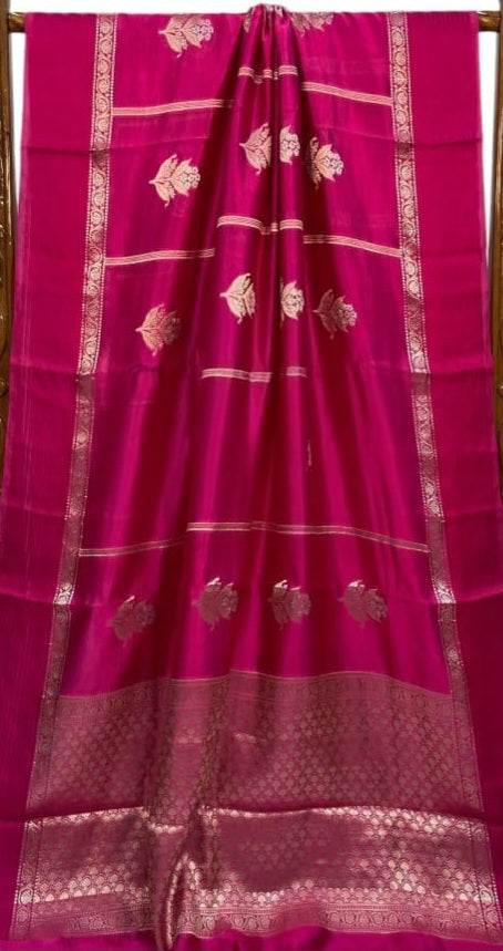 Banarasi Soft Katan Silk Handloom Saree - ABSKCW5
