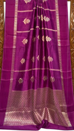 Banarasi Soft Katan Silk Handloom Saree - ABSKCW3