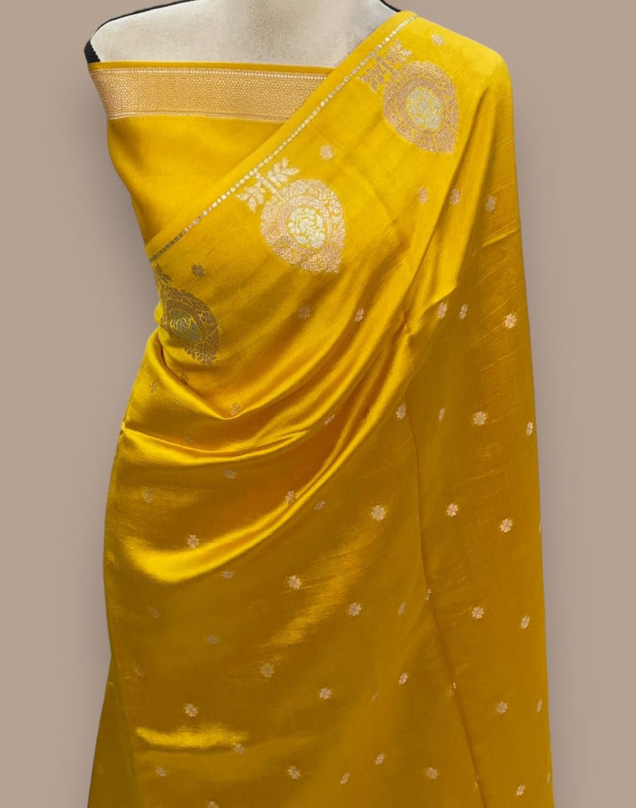 Banarasi Soft Katan Silk Handloom Saree - ABSKHC6