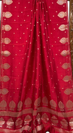 Banarasi Soft Katan Silk Handloom Saree - ABSKHC1