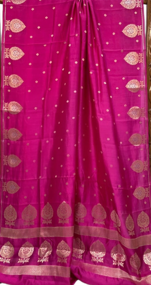 Banarasi Soft Katan Silk Handloom Saree - ABSKHC2