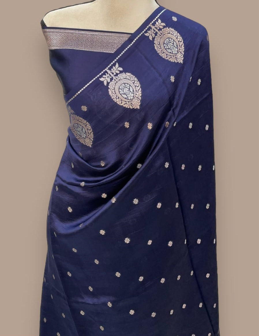 Banarasi Soft Katan Silk Handloom Saree - ABSKHC4