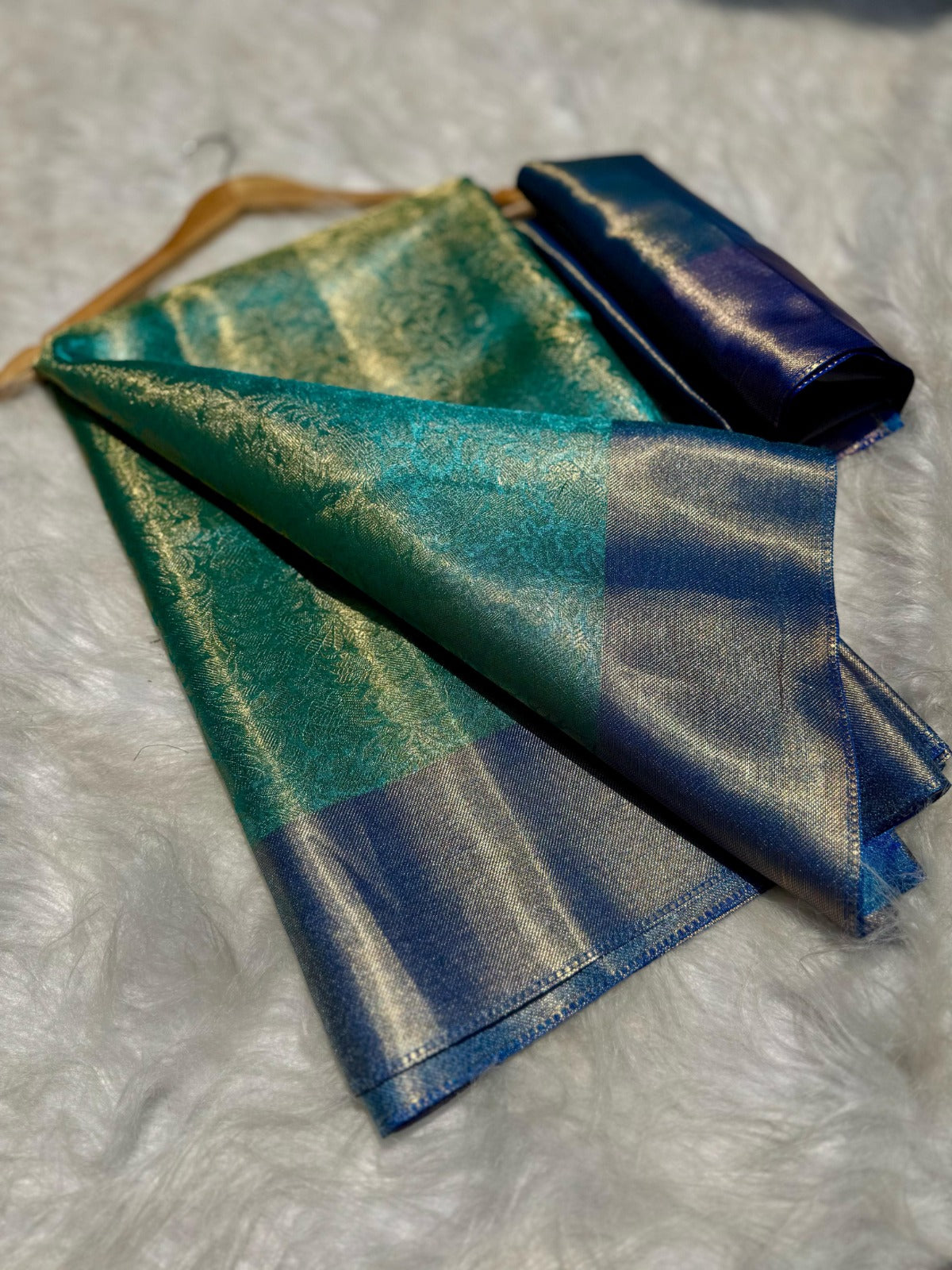 Banarasi Soft Tissue Silk Saree - BSTBG01