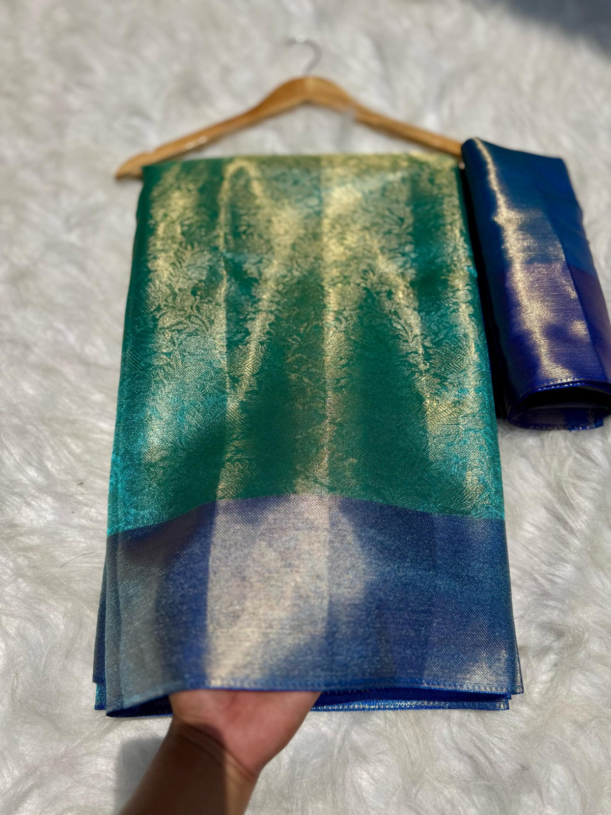 Banarasi Soft Tissue Silk Saree - BSTBG01