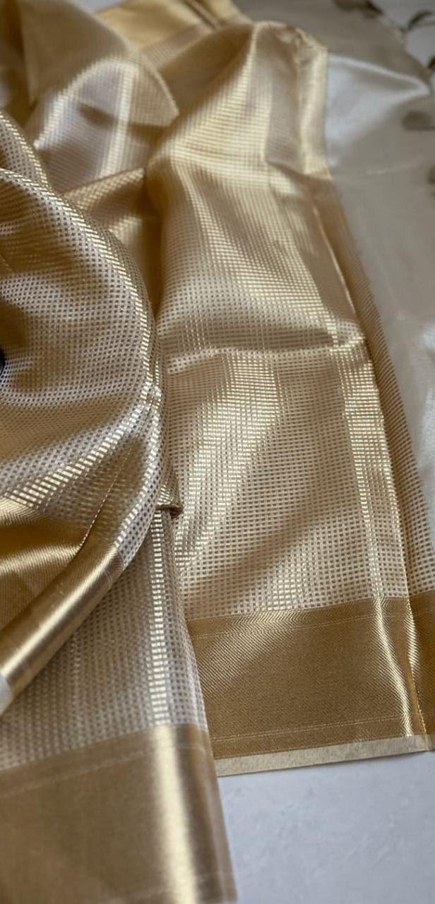 Banarasi Semi Tissue Silk Saree - BSTSG01