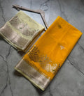 Banarasi Katan Silk with Minakari Border - BKMBY1