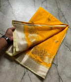 Banarasi Katan Silk with Minakari Border - BKMBY1