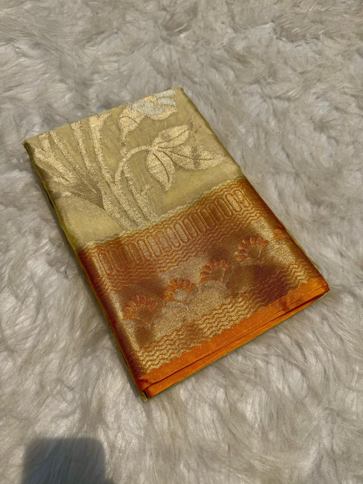 Banarasi Soft Warm Silk Saree with Zari Jaal - BSWSM1