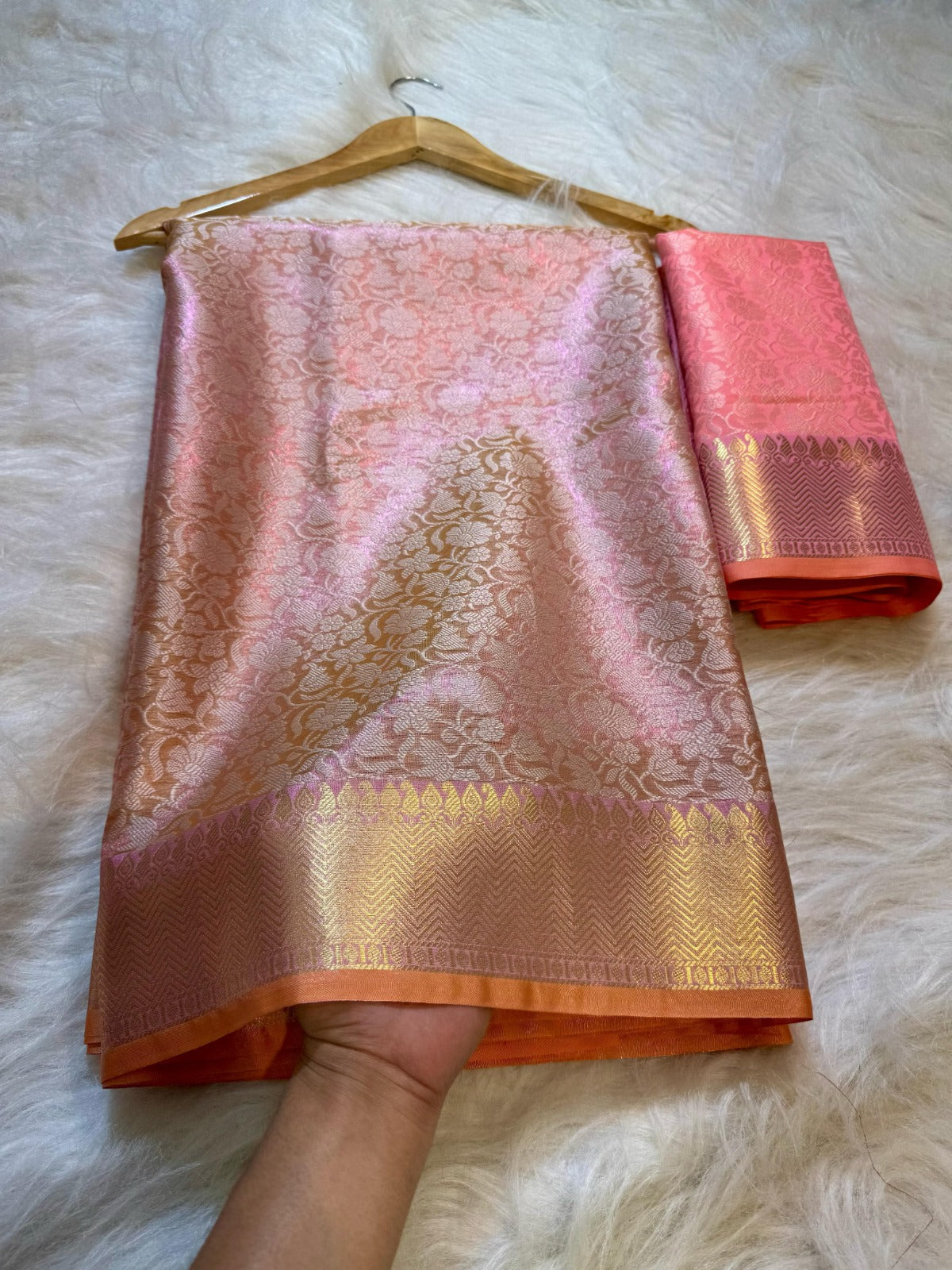 Banarasi Soft Katan Tissue Silk Saree – BSKTSP1