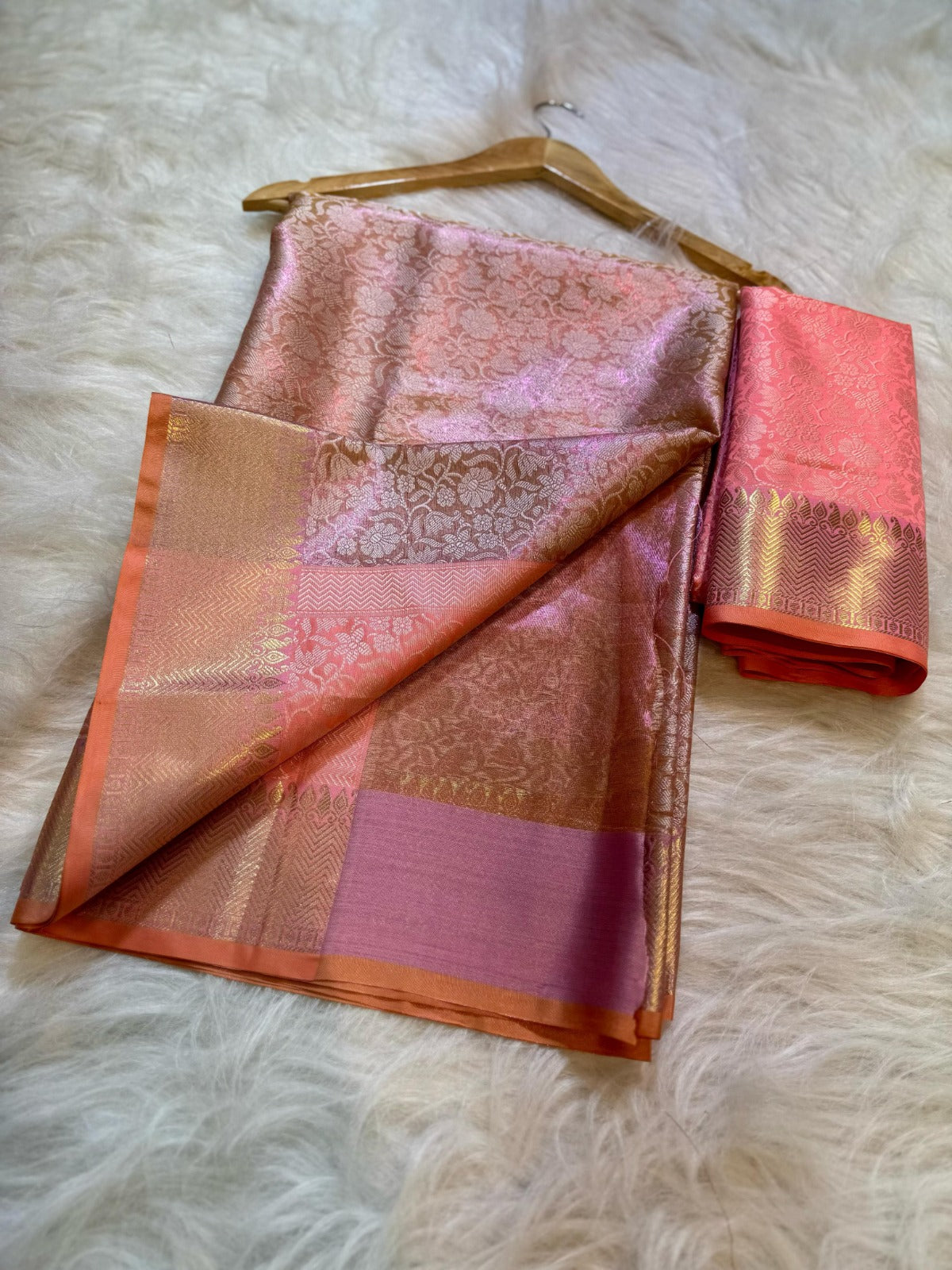Banarasi Soft Katan Tissue Silk Saree – BSKTSP1