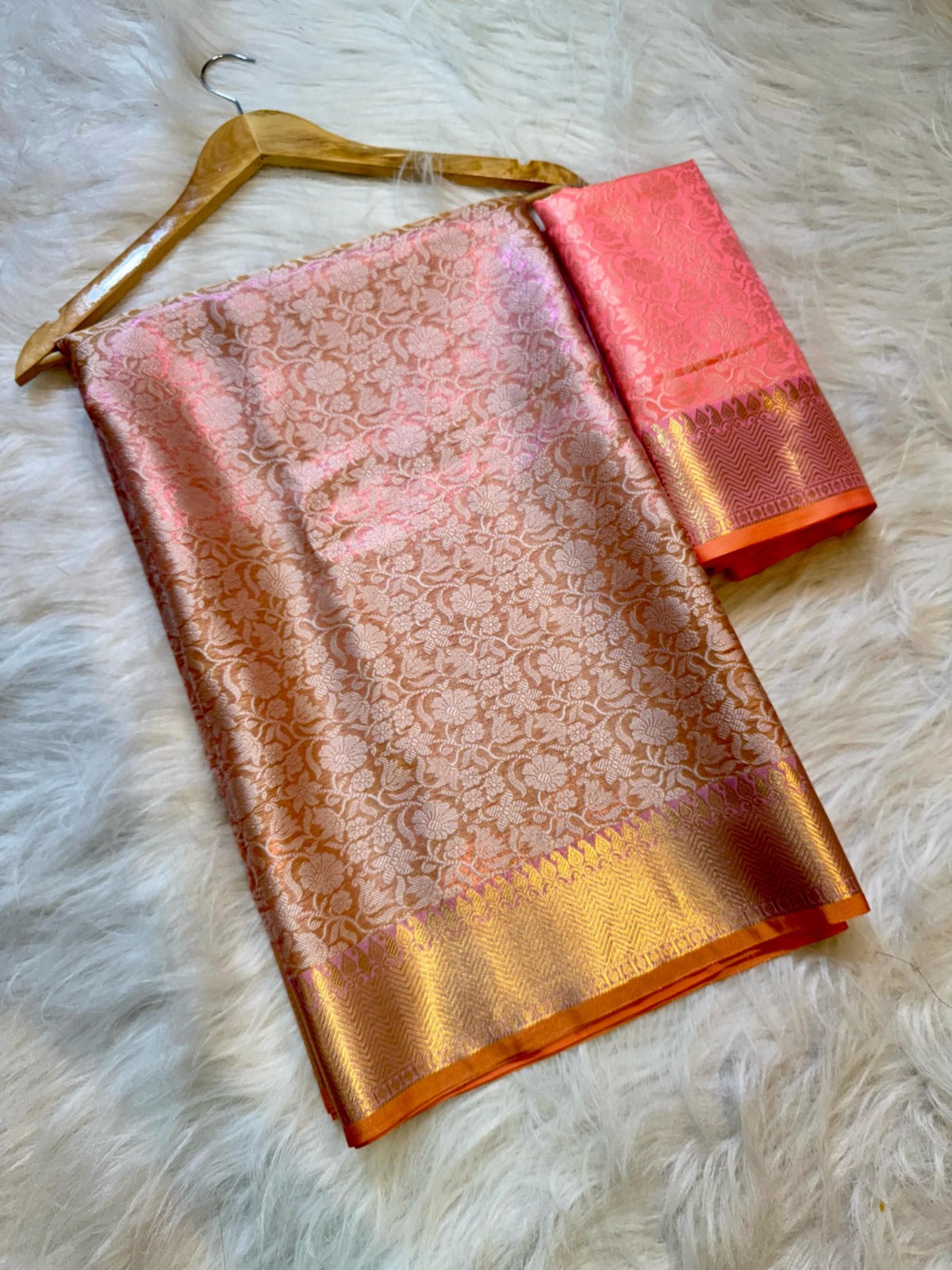 Banarasi Soft Katan Tissue Silk Saree – BSKTSP1