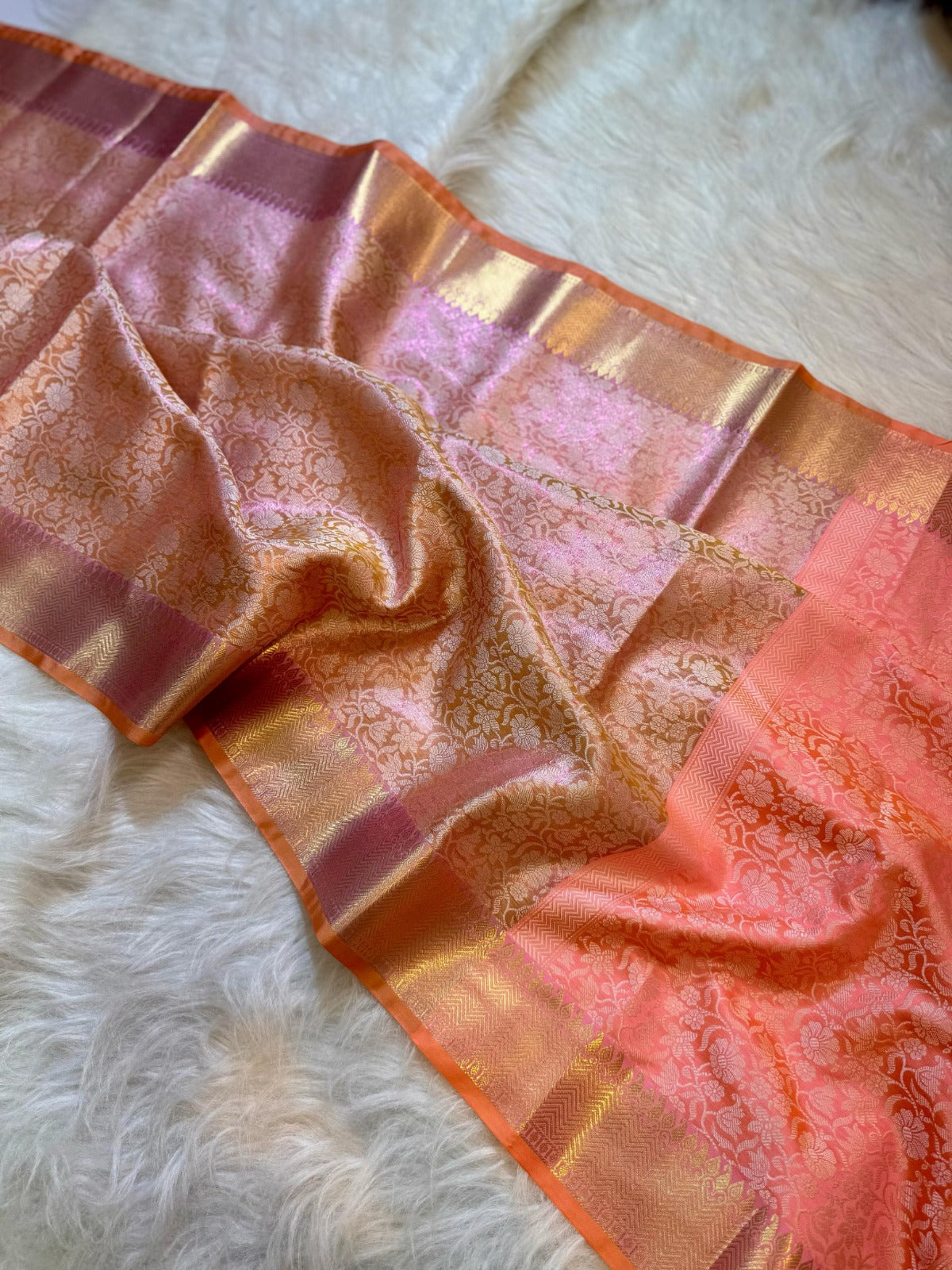 Banarasi Soft Katan Tissue Silk Saree – BSKTSP1