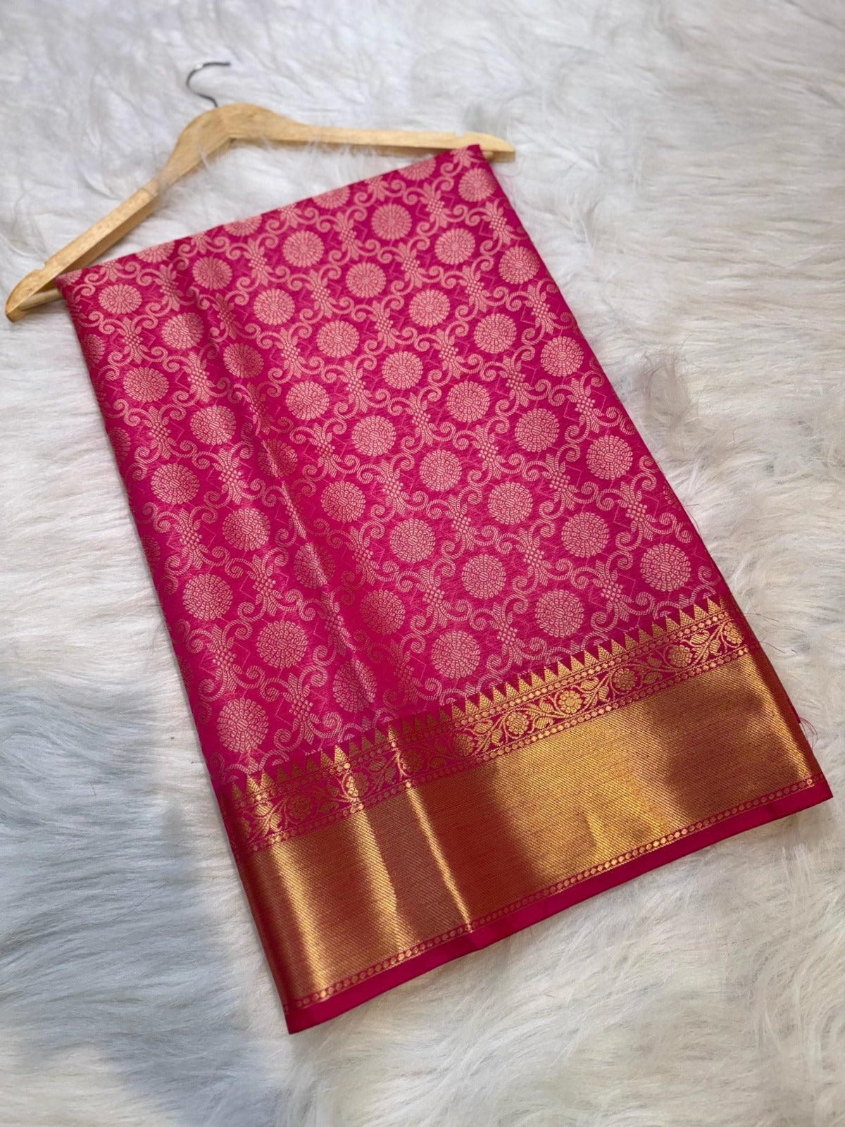 Banarasi Soft Katan Silk Saree - BSKOP01