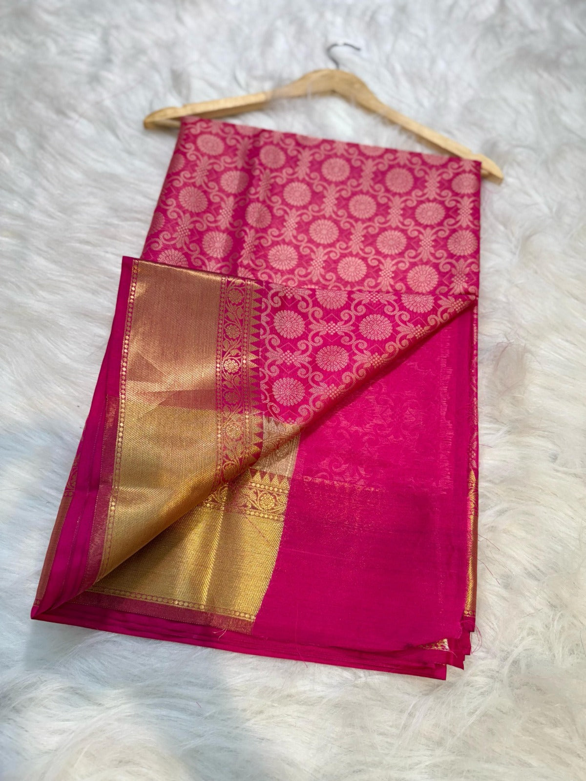 Banarasi Soft Katan Silk Saree - BSKOP01