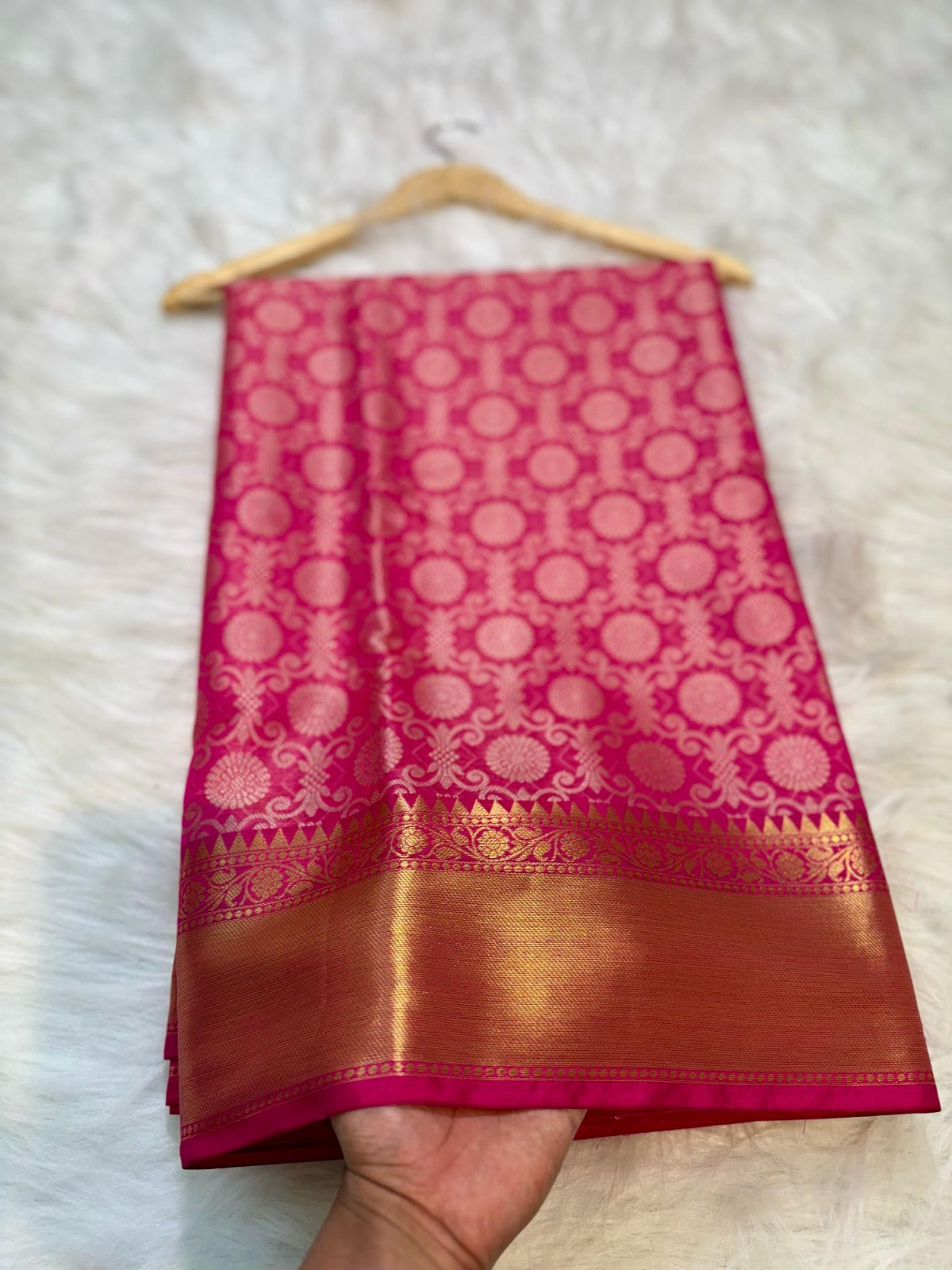 Banarasi Soft Katan Silk Saree - BSKOP01