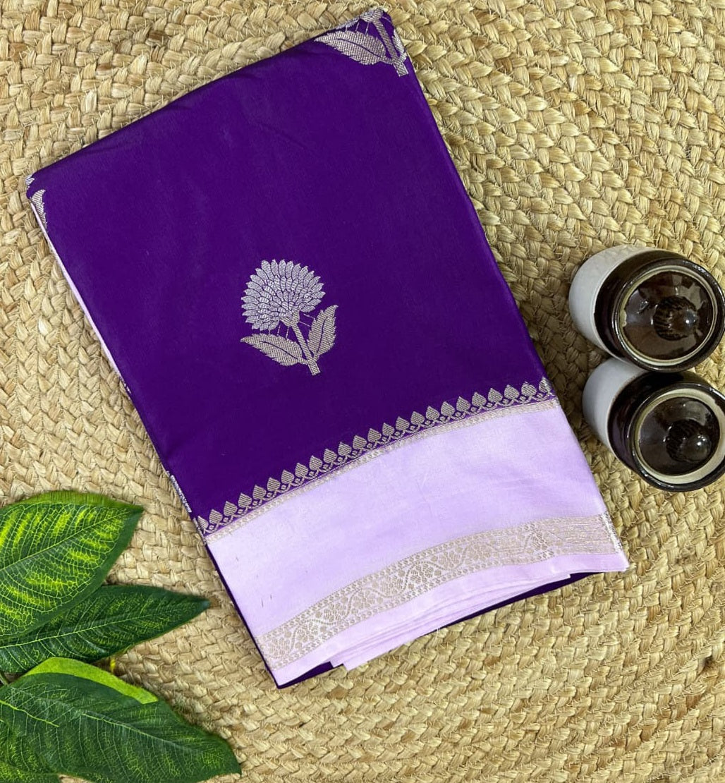 Banarasi Semi Dupion Warm Silk Saree - BSDWSP1