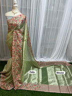 Banarasi Soft Tissue Silk Saree-BTSGEM02