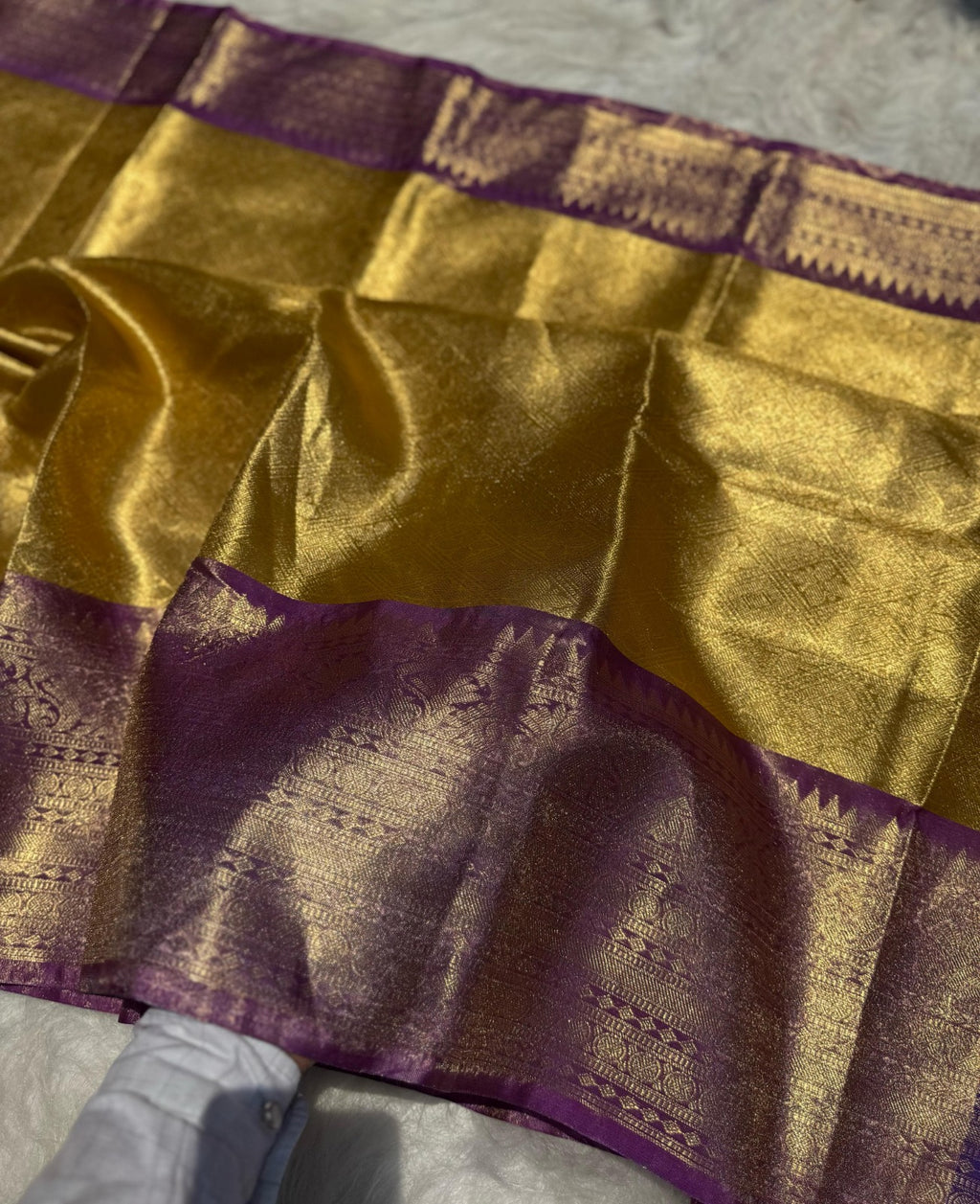 Banarasi Soft Tissue Silk Saree - BSTZWM1