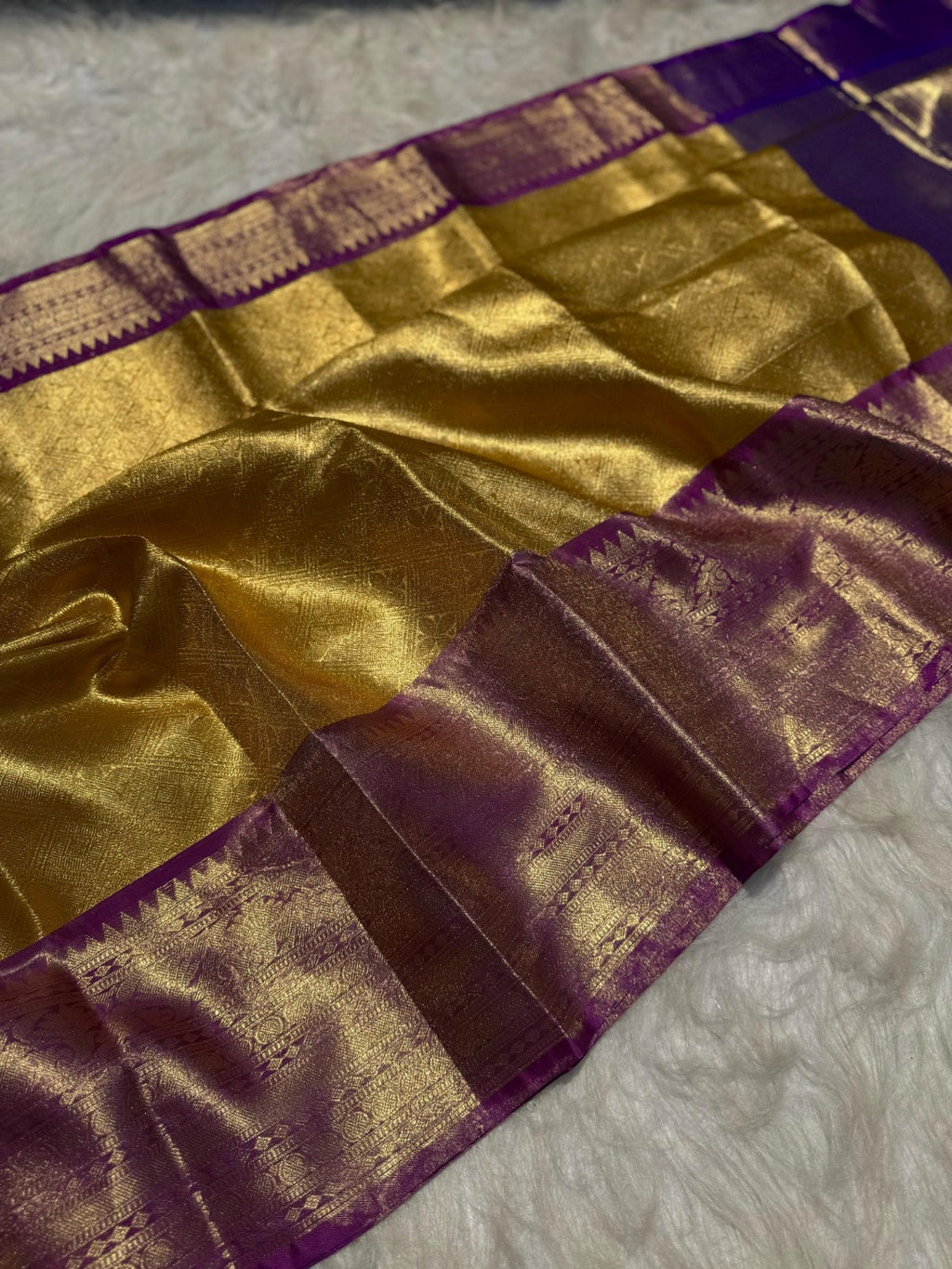 Banarasi Soft Tissue Silk Saree - BSTZWM1