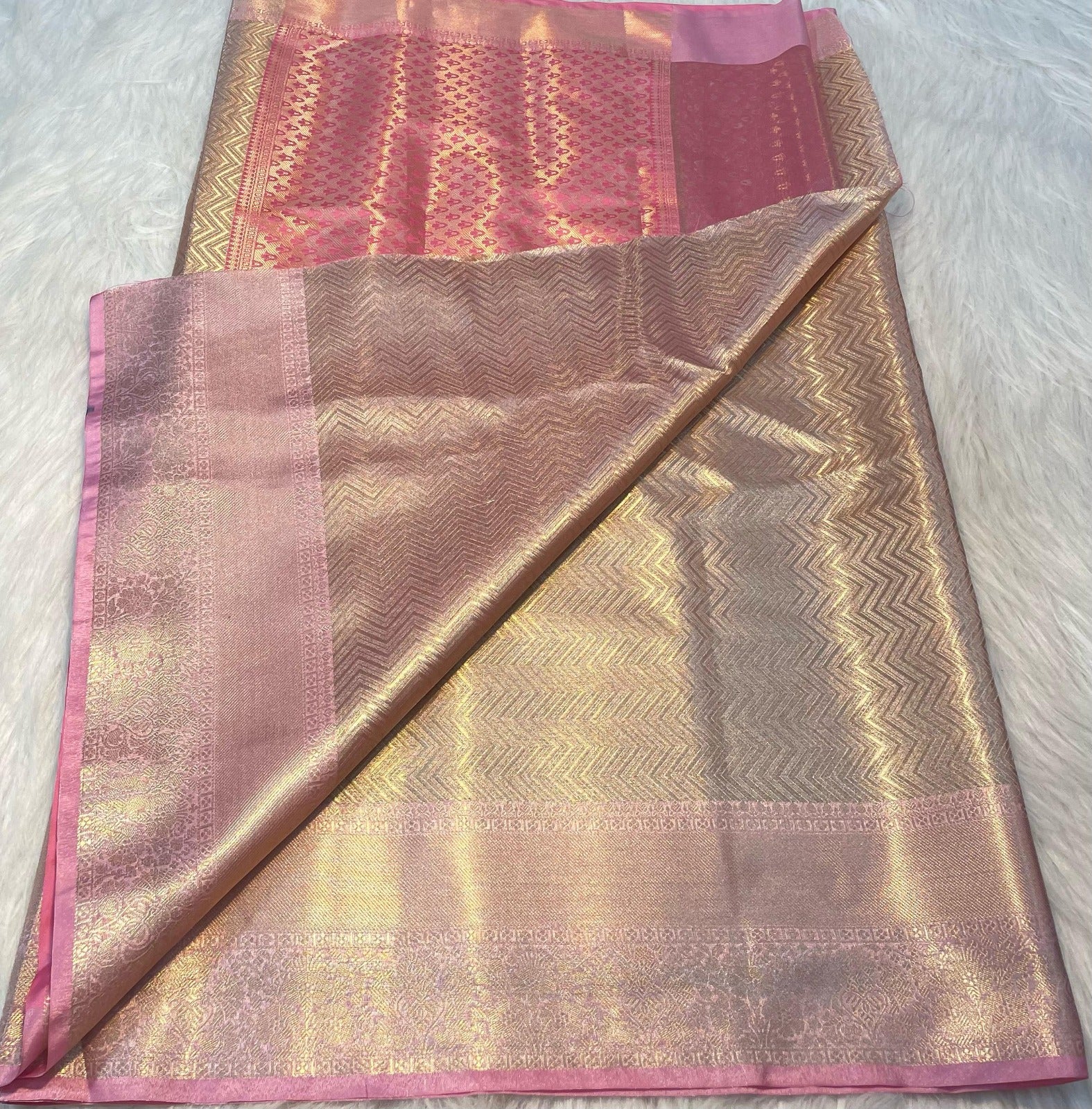 Banarasi Soft Tissue Silk Saree - BSTGZP1