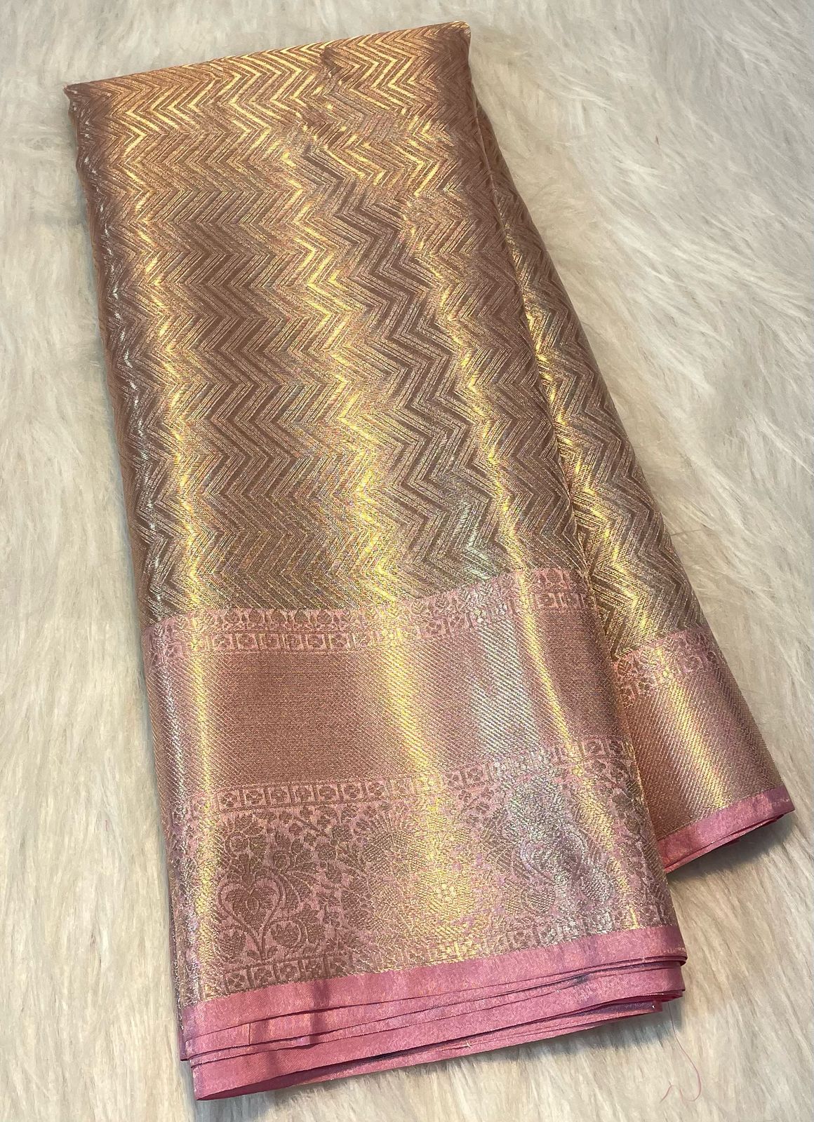 Banarasi Soft Tissue Silk Saree - BSTGZP1