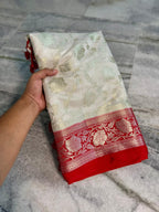 Banarasi Katan Warm Silk Saree with Zari Jangla Weaving -  BAKRW01