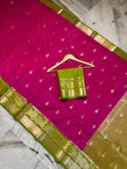 Banarasi Warm Silk Saree with Mina Dar Zari Border - BWSPG05