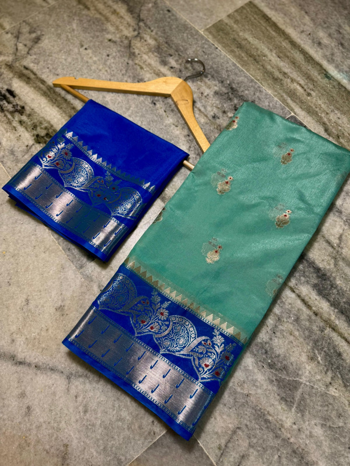 Banarasi Warm Silk Saree with Mina Dar Zari Border - BWSBB03