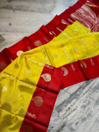 Banarasi Double Dupion Soft Silk Saree with Zari Butta Weaving - BADDYR01