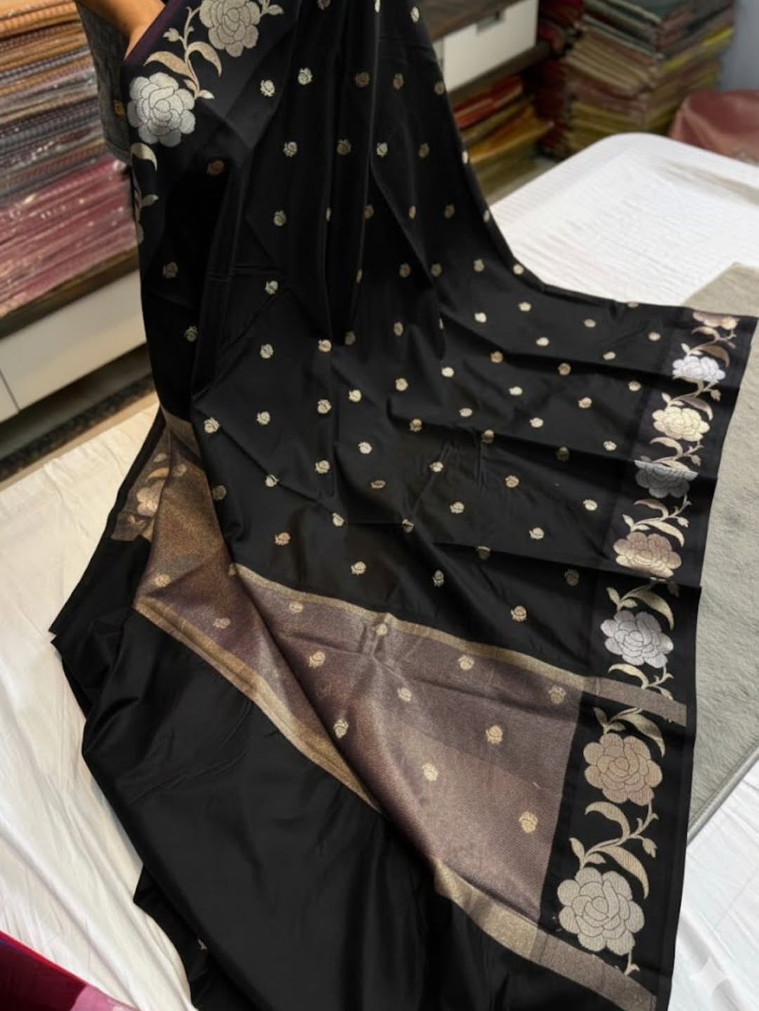 Banarasi Silk Double Dupion Saree - BSDDB01