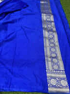 Premium Mashru Silk Saree with Vintage Ada Zari Weave - AMVZB3